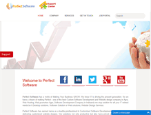 Tablet Screenshot of perfectsoftware.in